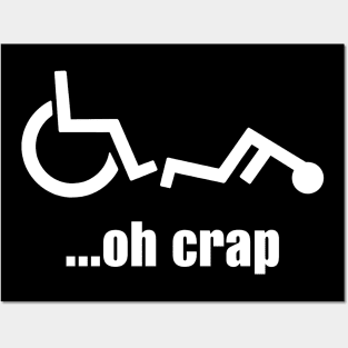 Funny Amputee oh Crap Posters and Art